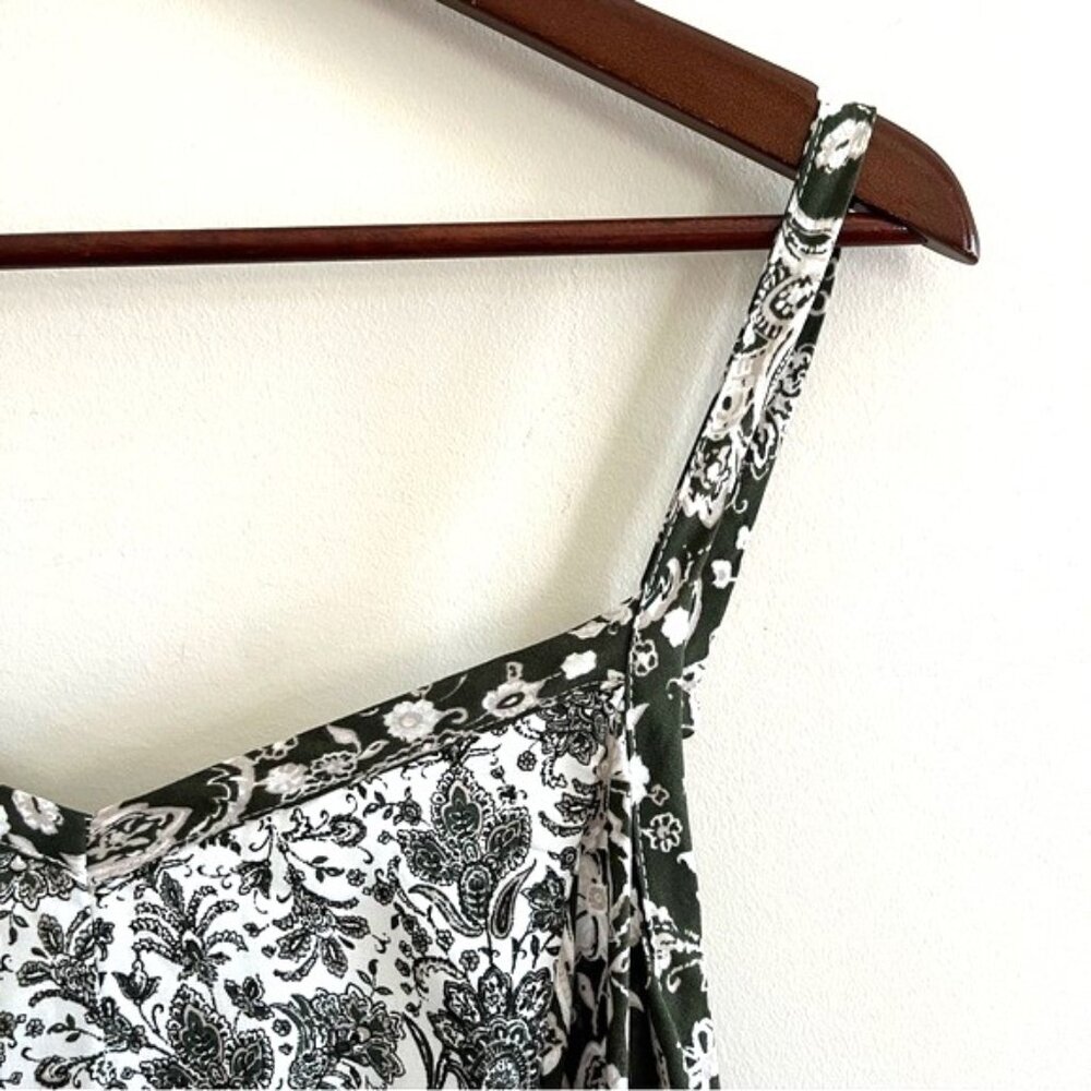 Torrid Black and White Floral Midi Dress - Picture 5 of 13